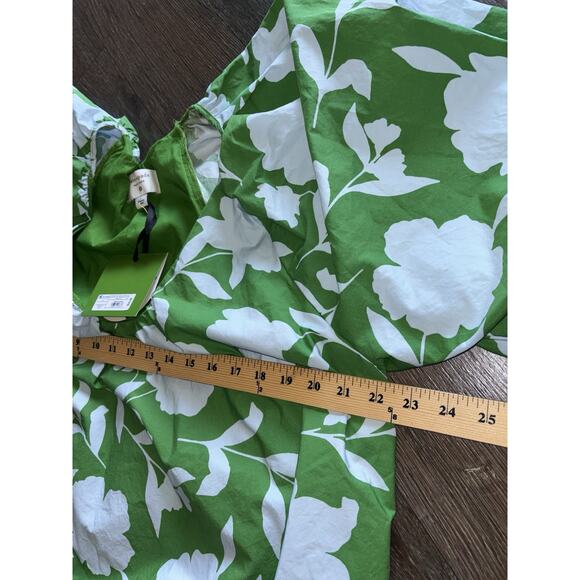 Kate Spade X Target large Classic Rose Poplin Long Sleeve Mini Dress New - Picture 11 of 11